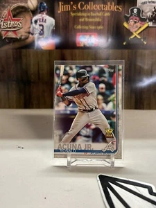 2019 Topps Baseball Card Ronald Acuna Jr. #1 - Gold Rookie Cup Atlanta Braves a - Picture 1 of 2