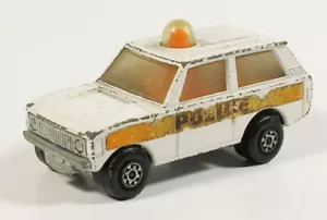 MATCHBOX 20 POLICE RANGE ROVER ROLAMATICS LESNEY SUPERFAST ENGLAND - Picture 1 of 4