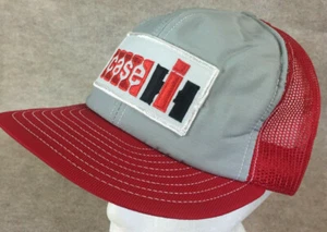 Vtg Case International Harvester Snapback Mesh Trucker Patch Hat Made In USA - Picture 1 of 11