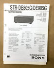 Sony STR-DE805G STR-DE905G Receiver Service Manual *Original*