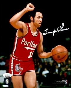 Lenny Wilkens autographed signed 8x10 photo NBA Port Land Trail Blazers JSA COA - Picture 1 of 2