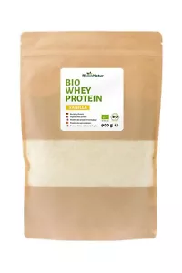 38,78 € / kg | RheinNatur BIO Whey Protein-Pulver Vanille 900g Btl. - Bild 1 von 2