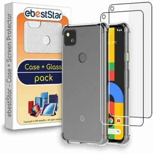 Coque Google Pixel 4A (Version 4G, NO 5G) Silicone Renforcés + 2 VERRES Trempés - Photo 1 sur 4