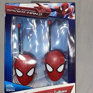 Marvel Spider Man Superhero Red 2 Radio Walkie Talkies Boys Gift Kids Toys - Picture 1 of 8