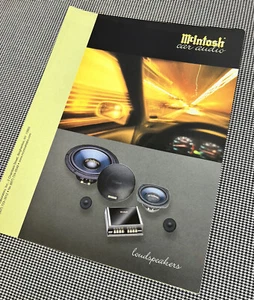 MCINTOSH CAR AUDIO PRODUCTS INFORMATION BROCHURE J01166 - Picture 1 of 4