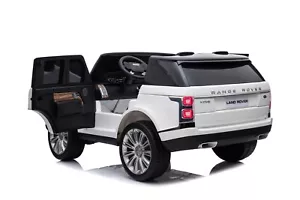 LARGE 2 SEATER Licensed Range Rover Vogue CHILDRENS KIDS RIDE ON CAR 12V WHITE - Picture 1 of 7