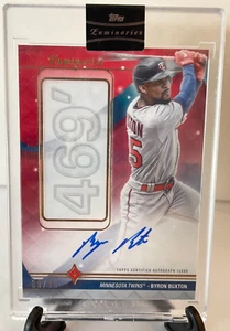 Byron Buxton Auto Red #09/10 2024 Topps Luminaries Home Run Kings HRK-BBU - Picture 1 of 2
