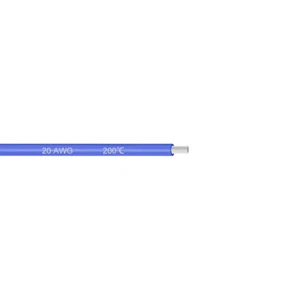 Cable silicona 20 AWG Hilos eléctricos alambre cobre estañado 7 pies azul - Imagen 1 de 4