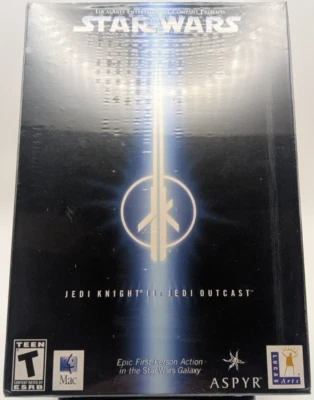 Star Wars Jedi Knight II: Jedi Outcast Big Box PC CD-ROM Video Game - Image 1 of 3