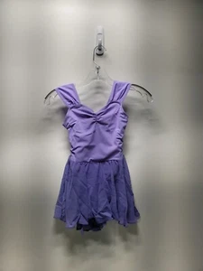 Weissman Balera Kids Dress IC Shirred High VOILET  Ballet Dance Wear - Picture 1 of 11