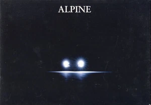 Renault Alpine A610 Turbo French market full colour 1992 sales brochure - Picture 1 of 1