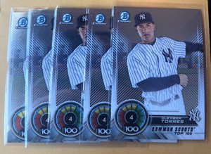 2018 Bowman Chrome Scouts Top 100 Gleyber Torres #BTP-4 Rookie RC Quantity