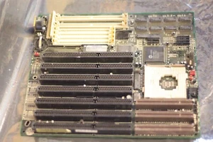 Socket 3 AT motherboard 486 VLB Vesa Local Bus PCChips M912 FOR PARTS OR REPAIR - Picture 1 of 11