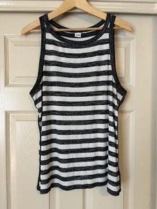 Knit Tank Top By Gap Nautical Navy Blue And White Striped XL - Picture 1 of 7