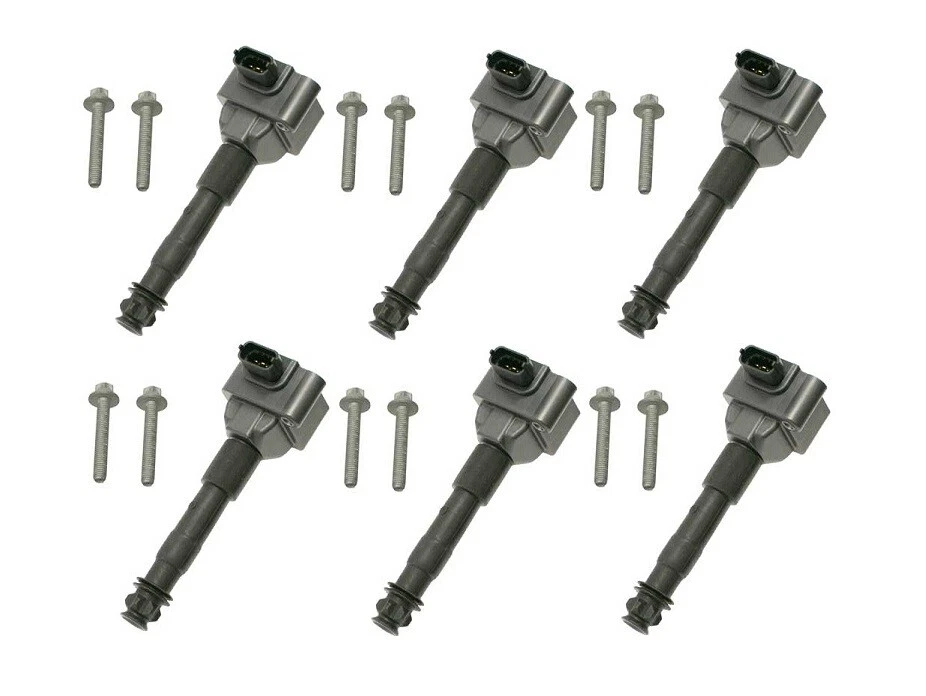 Juego de 6 bobinas de encendido - con conector de bujía (OEM) BERU ZS178 para Porsche Foto 1 de 1