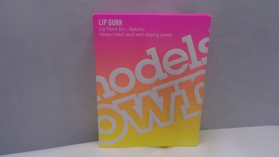 Models Own Lip Gunk Lip Paint Kit - Metallic - Liven Up 05 - New Boxed - Image 1 of 2