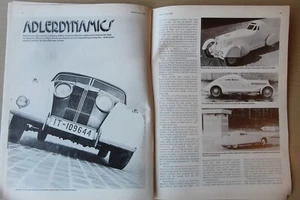 Original ALTER MOTOR 1981 Zeitschriftenartikel: ADLER 2,5 Liter Sportlimousine - Bild 1 von 1
