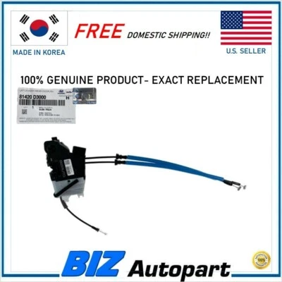 Genuine Rear Right RH Door Lock Actuator for 2016-21 Hyundai Tucson 81420-D3000 - Image 1 of 4