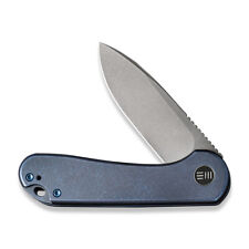 WE Knife Elementum 18062X-2 Knife CPM 20CV Stainless Steel Blue 6AL4V Titanium