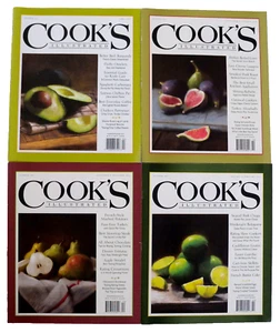 Cook's Illustrated Magazine Lot of 4 Issues Various Years Food Recipes - Picture 1 of 9