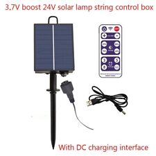 Solar Battery Box LED String Lamp Controller Garden Decoration Remote Operation