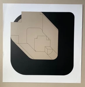 Erwin Heerich Ohne Titel Offsetlithographie 1982 handsigniert - Bild 1 von 1