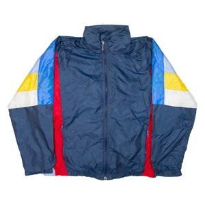 SERGIO TACCHINI Mens Track Jacket Blue Nylon Colourblock XL - Picture 1 of 6