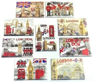 LONDRA ENGLAND UNION JACK MAGNETI FRIGORIFERO SOUVENIR REGALO IN DESIGN CASUALE - Foto 1 di 1