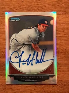 LANCE McCULLERS 2013 Bowman Chrome Auto Refractor #'d 500/500 - ASTROS - Picture 1 of 2