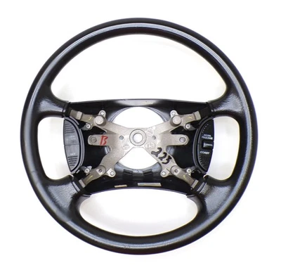 Dodge Ram 98-01 Black Vinyl Steering Wheel with cruise buttons 1500 2500 3500 Foto 1 de 4