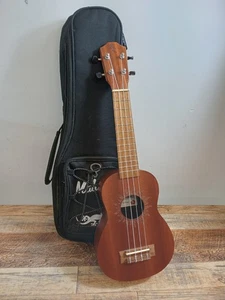 RARE Baton Rouge V2-SV Sun 8 String Baritone Ukulele Instrument & Malani Case - Picture 1 of 20