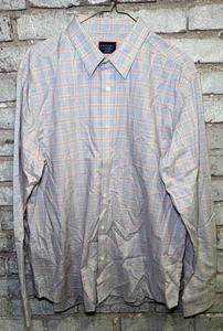 Untuckit Shirt Men’s Size XL Blue Red Windowpane Ridgeview Wrinkle Free Preppy - Picture 1 of 10
