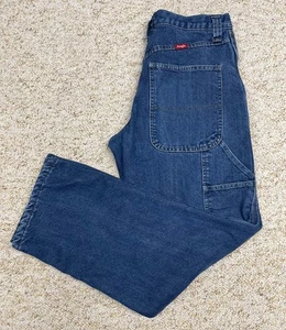 Pantalones de mezclilla Wrangler para hombre talla 30x30 carpintero forrados de lana ropa de trabajo azul - Imagen 1 de 23