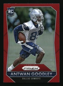 2015 Panini Prizm Red Prizm Antwan Goodley #203 Dallas Cowboys RC - Picture 1 of 2