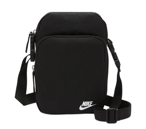 Nike Heritage Crossbody Bag (4L) Black/White Unisex *NWT* - Picture 1 of 6
