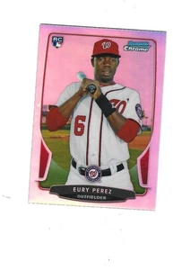 2013 Bowman Chrome Refractors #64 Eury Perez RC WASHINGTON NATIONALS - Bild 1 von 2