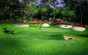 Peter Ellenshaw 13th Hole at Augusta - Picture 1 of 1