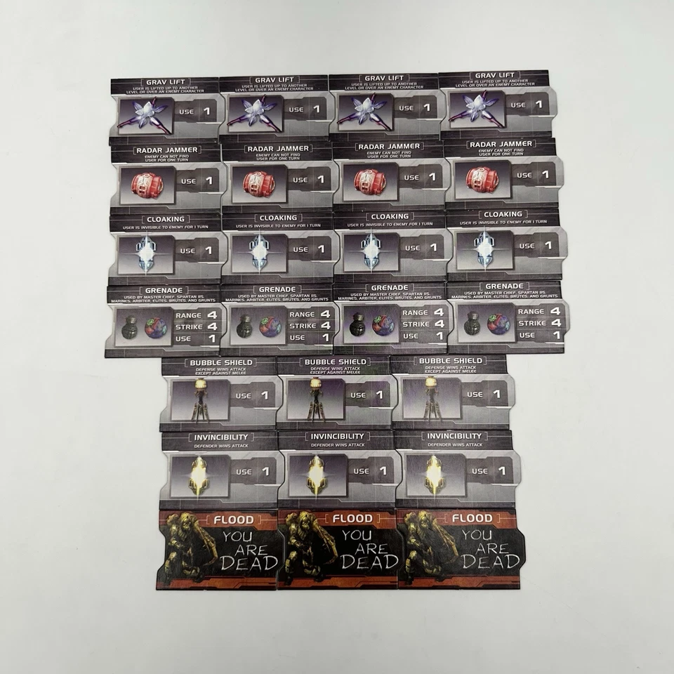 2008 Halo Interactive Strategy Game Replacement Parts 25 Halo Card Lot RPG - Image 1 of 4