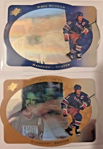 1996-97 SPx Mark Messier Gold and Blue Die Cut Hologram - Picture 1 of 1
