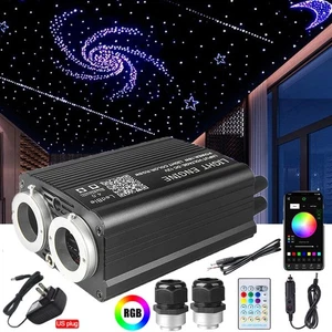 1200X Car Headliner Star Light Kit Roof Twinkle Ceiling Light Fiber Optics RGBW - Foto 1 di 20