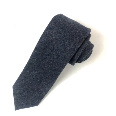 Corbata de tweed Pendleton 100 % lana virgen - azul/gris - clásica - defectuosa Foto 1 de 4