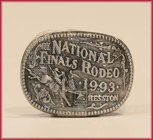  HESSTON BUCKLE 1993 Youth Small ***NFR*** NATIONAL FINALS RODEO NEU!!! - Bild 1 von 1