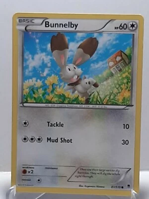 Bunnelby 87/119 Pokemon Phantom Forces Colorless Common Damaged Used SeePictures - Image 1 of 4