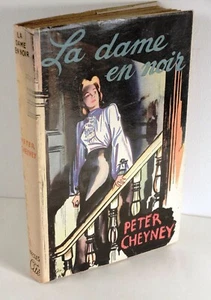 Peter Cheyney LA DAME en NOIR POLICIER ROMAN NOIR GUELVADA QUAYLE NUREMBERG E.O. - Foto 1 di 4