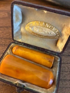 M A Lancel , lyon amber cigarette holders in original box - Picture 1 of 2