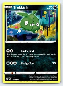 Tarjeta Pokémon Trubbish 110/185 Common Vivid Voltage - Casi Nueva - Imagen 1 de 5