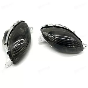 For Suzuki Hayabusa GSX1300R 1999-2007 Smoke Front Turn Indicator Signal Lens - Foto 1 di 6