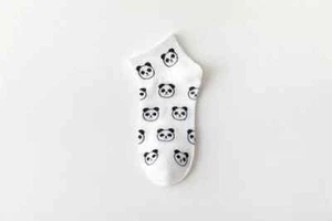 Cute Panda Face Funny Short Ankle Socks - Picture 1 of 1