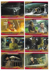 2018 Star Wars: Die letzten Jedi-Serie 2 Menge 14 BRONZE parallele Basis und Einsatz - Bild 1 von 2