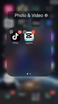 iPhone 8 With TikTok and CapCut Downloaded (256 GB) Carrier Cricket …Red iPhone - Image 1 of 4